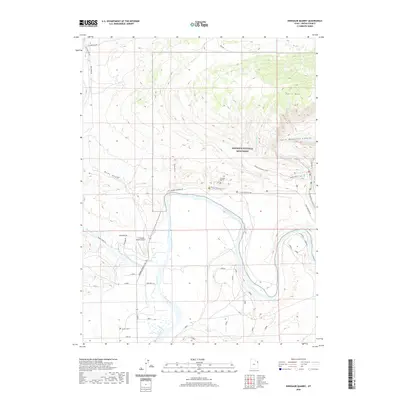 2020 Map of Dinosaur Quarry, 2020 Print