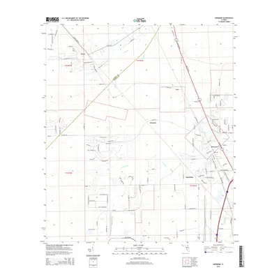 2015 Map of Dinsmore, 2015 Print