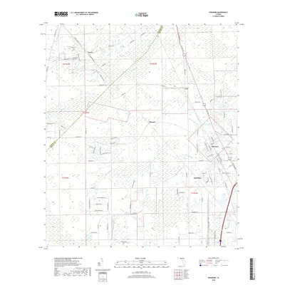 2018 Map of Dinsmore, 2018 Print