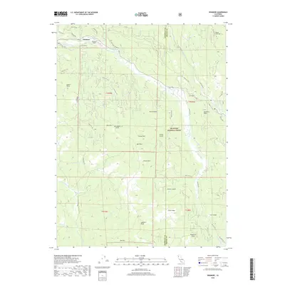 2018 Map of Dinsmore, 2018 Print