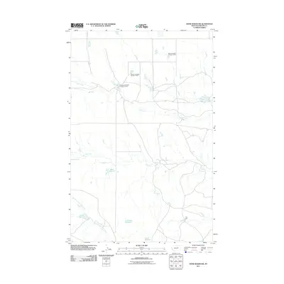 2011 Map of Dione Reservoir, 2011 Print