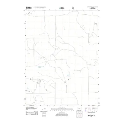 2011 Map of Dipper Spring, 2011 Print