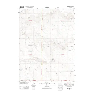 2013 Map of Dipper Spring, 2013 Print