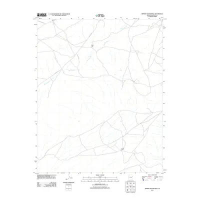 2011 Map of Dipping Water Well, 2011 Print