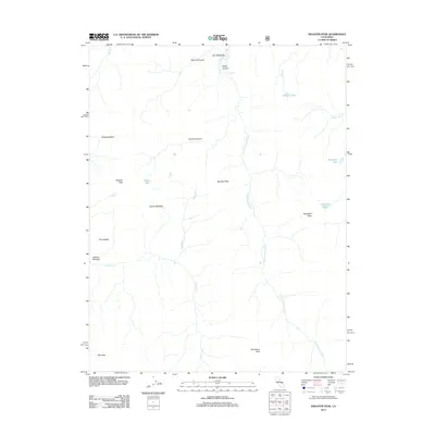 2012 Map of Disaster Peak, 2012 Print