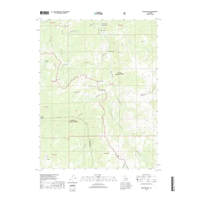 2018 Map of Disaster Peak, 2018 Print