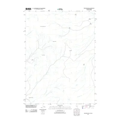 2011 Map of Disaster Peak, 2011 Print