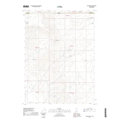 2018 Map of Disaster Peak, 2018 Print