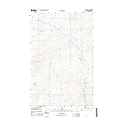 2017 Map of Disautel, 2017 Print
