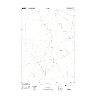 2012 Map of Dishpan Butte, 2012 Print