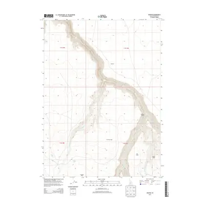 2013 Map of Dishpan, 2013 Print