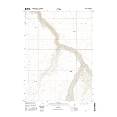 2017 Map of Dishpan, 2017 Print