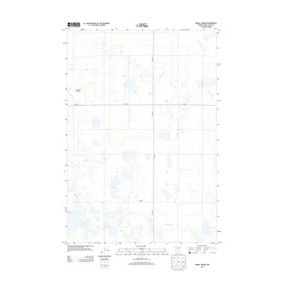 2013 Map of Dismal Swamp, 2013 Print