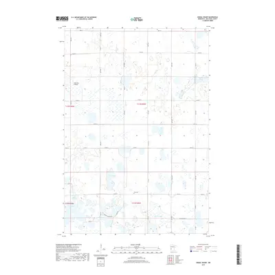 2019 Map of Dismal Swamp, 2019 Print