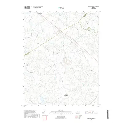 2019 Map of Disputanta South, 2019 Print