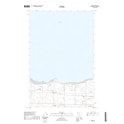 2020 Map of Disque, 2020 Print