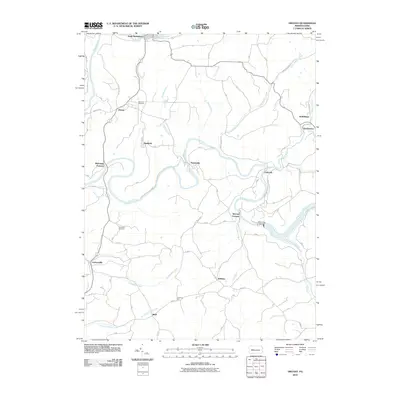 2010 Map of Distant, 2010 Print