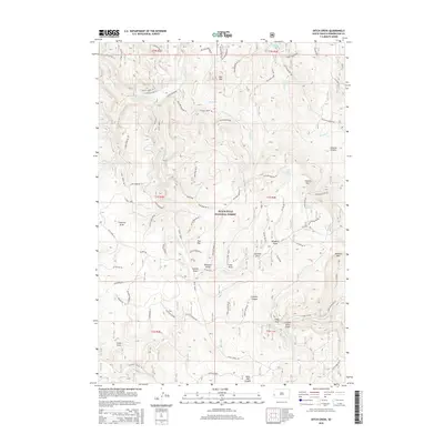 2015 Map of Ditch Creek, 2015 Print