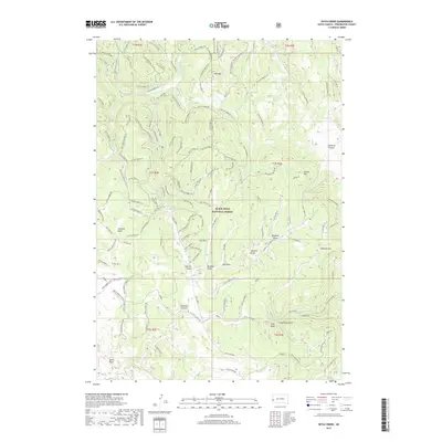 2017 Map of Ditch Creek, 2017 Print