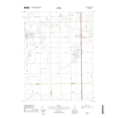 2018 Map of Divernon, 2018 Print
