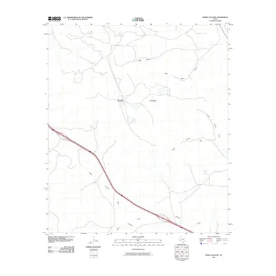 2010 Map of Divide Country, 2010 Print