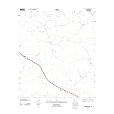 2012 Map of Divide Country, 2012 Print
