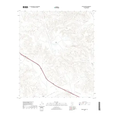 2019 Map of Divide Country, 2019 Print