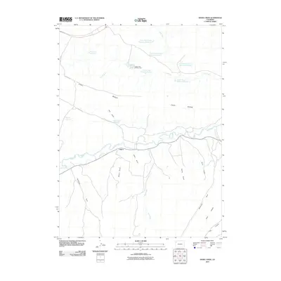 2010 Map of Divide Creek, 2010 Print
