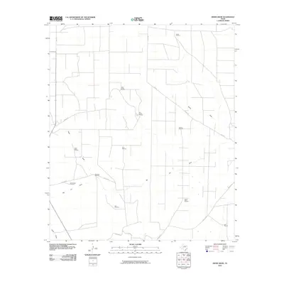 2010 Map of Divide Draw, 2010 Print