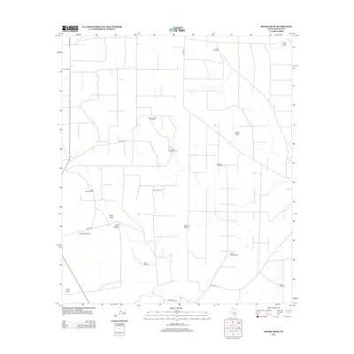 2013 Map of Divide Draw, 2013 Print