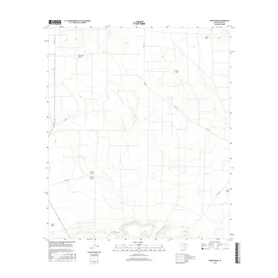2016 Map of Divide Draw, 2016 Print
