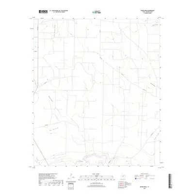2019 Map of Divide Draw, 2019 Print