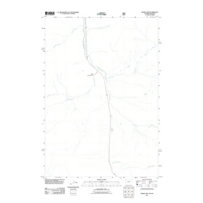 2011 Map of Divide Lake, 2011 Print