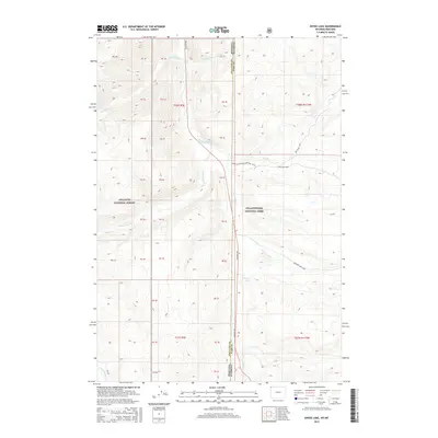 2015 Map of Divide Lake, 2015 Print