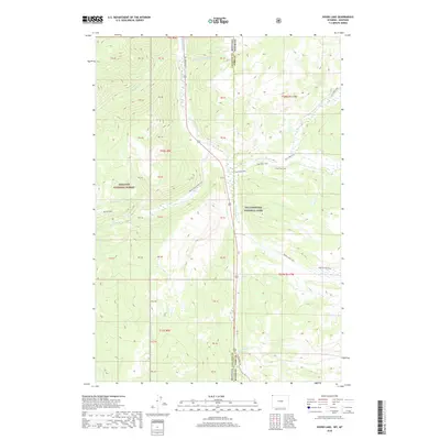 2018 Map of Divide Lake, 2018 Print
