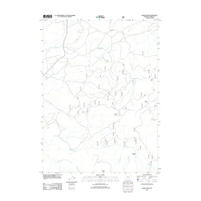 2012 Map of Divide Peak, 2012 Print