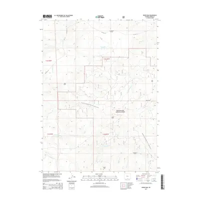 2015 Map of Divide Peak, 2015 Print