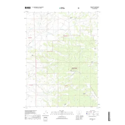2017 Map of Divide Peak, 2017 Print