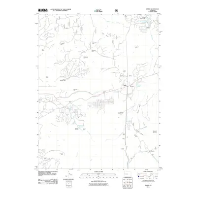 2011 Map of Divide, 2011 Print