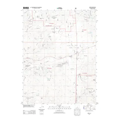 2013 Map of Divide, 2013 Print