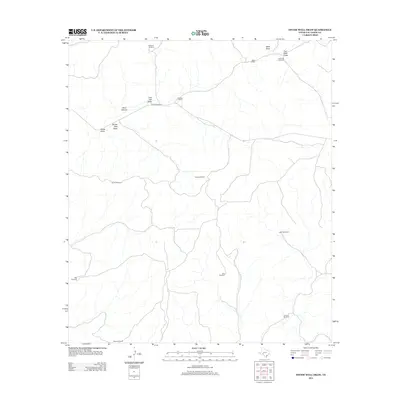 2012 Map of Divide Well Draw, 2012 Print