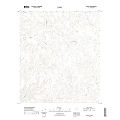 2019 Map of Divide Well Draw, 2019 Print