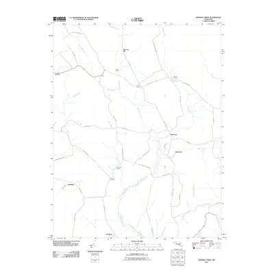 2011 Map of Dividing Creek, 2011 Print