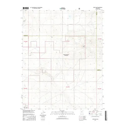 2017 Map of Divine Lake, 2017 Print