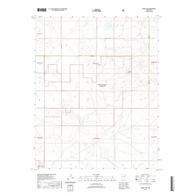 2020 Map of Divine Lake, 2020 Print