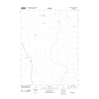 2011 Map of Division Peak, 2011 Print