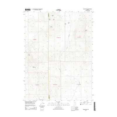 2015 Map of Division Peak, 2015 Print