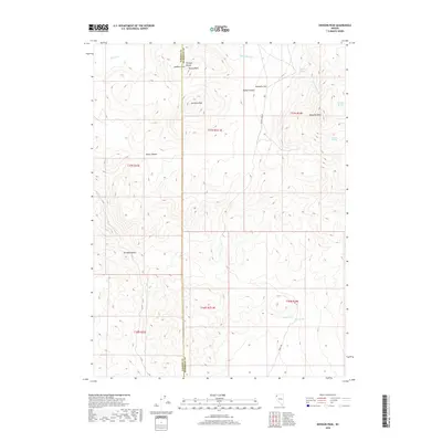 2018 Map of Division Peak, 2018 Print