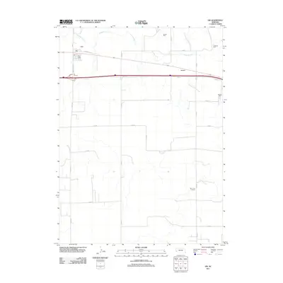 2011 Map of Dix, 2011 Print