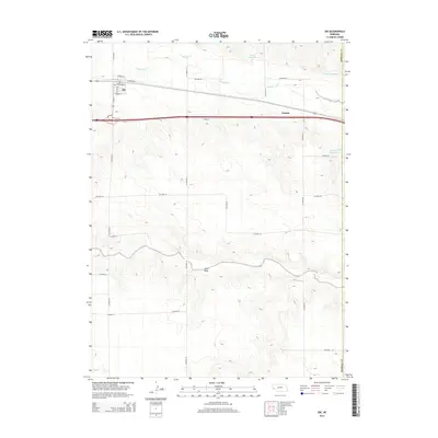 2014 Map of Dix, 2014 Print